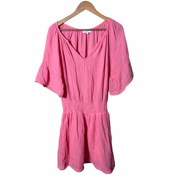 Michael Stars Katelyn Gauze Dress Size Medium - Picture 6 of 11